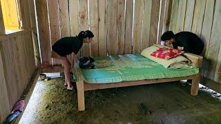 A homeless boy and a poor girl harvest vegetables and fruits to rebuild their beard garden