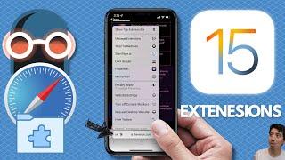 iOS 15 safari extensions