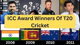 ICC T20 Cricketer of the year award winners 2023.