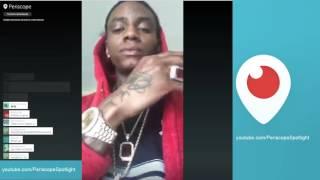 soulja boy periscope stream, he is bored