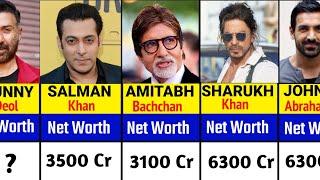 Richest Indian Actors In 2024 | Richest Indian Celebrity Comparison