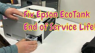Epson ET-4700 EcoTank Reset Waste Ink Counter & Fix "End of Service Life" Error