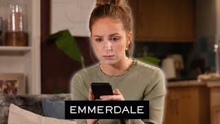 Belle's Scared By A Discovery On Tom's Phone | Emmerdale