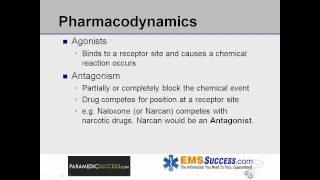 Pharmacology For EMT and Paramedic 1 of 3