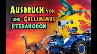 Lego 75940 Jurassic World Ausbruch des Gallimimus und Pteranodon Deutsch / German