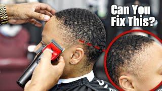 HOW TO TAPER THIN HAIR CLIENTS HAIRCUT TUTORIAL: HIGH TAPER W/ WAVES