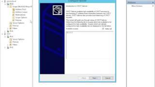 How to Configure DHCP Failover on server 2012R2