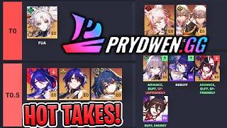 PRYDWEN CRAZY HOT TAKES! MOST HATED TIER LIST YET! Prydwen 2.6 Tier List For Honkai Star Rail!