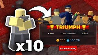 Solo fallen with ONLY 10 TOWERS!?? | Tower Defense Simulator (ROBLOX)