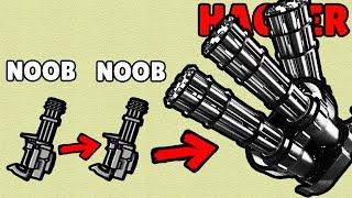 NOOB vs PRO vs HACKER in Weapon Melter Run