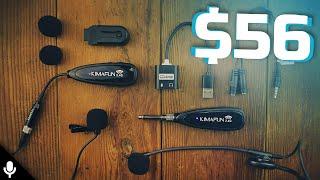 $56 BUDGET LAV MIC?! | Kimafun G102 Wireless Lavalier Microphone Review