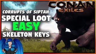 EASY SKELETON KEYS & ADV KITS | Conan Exiles Isle Of Siptah |