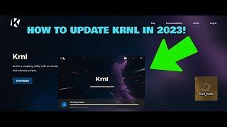 HOW TO UPDATE KRNL IN 2023