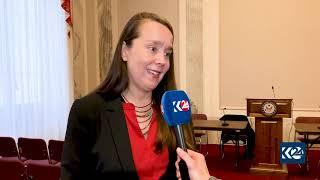 Amy Holmes speaks to Kurdistan 24 in Washington