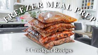 EASY Freezer Meal Prep | Crockpot Recipes