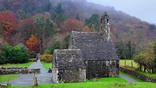 DJI Pocket 3 Glendalough Wicklow Mountains Ireland, a nice walk around this historic place