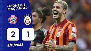 Bayern Münih - Galatasaray (2-1) Maç Özeti