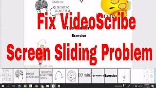 How to Fix Video Scribe  Screen Slide Problem