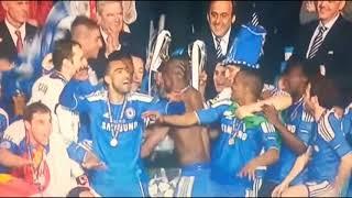 Chelsea Lifting Champions League Trophy 2012 Holy Grail
