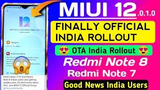 Miui 12 india update | Redmi note 8, redmi Note 7, 7s miui 12 update | Redmi note 8 miui 12 update