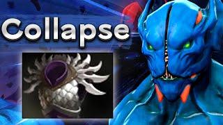 Коллапс на Найт Сталкере уничтожает линию! - Collapse Night Stalker 7.34 DOTA 2