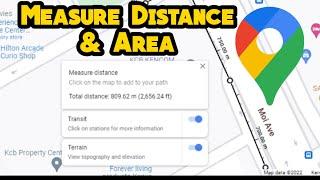 How To Measure Custom Distance & Land Area In Google Maps