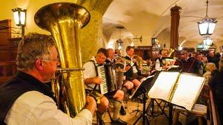 Hofbrauhaus Beer Hall during Oktoberfest 2017, Munich, Germany