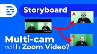 Create Multi-Cam Videos from Zoom Recordings with Descript Storyboard