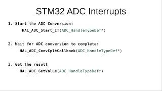 SMT32 ADC Interrupts with STM32CubeIDE