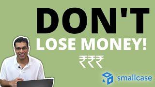 Smallcase investing explained! (How NOT to lose money?) #SmallCase #StockMarketforbeginners