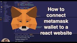 React Website: Connect to metamask wallet button