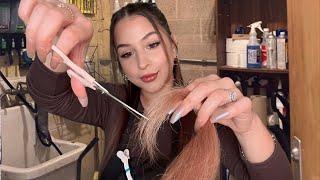 ASMR $5 haircuts in School Janitors Closet ‍️