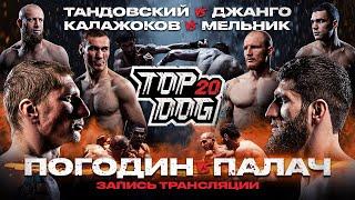 Погодин – Палач, Калажоков – Мельник, Тандовский – Джанго | Чемпионские бои | TOP DOG 20