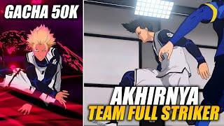 Gacha 50K Crystal! Akhirnya Full Team Shidou, Barou, Rin, Isagi & Loki! | BLUE LOCK BLAZE BATTLE