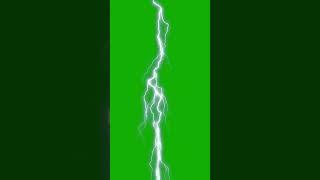 Lightning Strike Green Screen with SFX #lightning