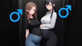 Me & My Dad Became Pregnant Girls?!  TG TF Voiceover Comic Dub Crossdressing Stories