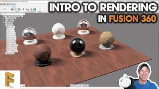 Intro to PHOTOREALISTIC RENDERING in Fusion 360 - Beginners Start Here!