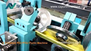 PGC PGU Purlin Roll Forming Machine: CU Lipped Channel Roll Forming Machine