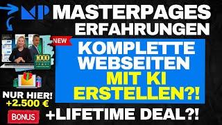 Masterpages Erfahrungen  Der KI Webseitenbuilder! + Next Level Leadgeneration! (Jakob Hager)