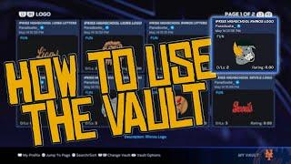 How to use The Vault in MLB The Show 23 | Upload/Download Players, Logos, and Rosters