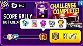 score rally hot color very easy challenge | match masters | hot color solo today