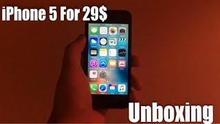 iPhone 5 iOS 9 Unboxing ~ 2017