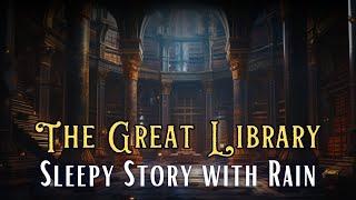  A Relaxing Rainy Story  The Great Library of Alexandria | Bedtime Story for Grown Ups