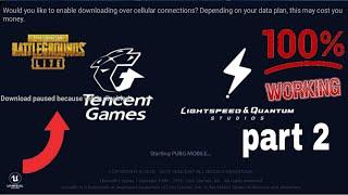 Pubg mobile lite download paused because wifi disable (part2) problem fix it