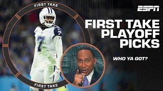 First Take's NFL Divisional Round Playoff picks 