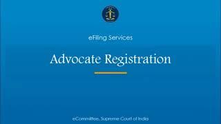 2 New user registration by Advocate