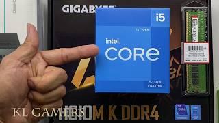 intel Core i5 12400 GIGABYTE H610M K DDR4 AGi SSD DEEPCOOL PF550 Simple PC Build