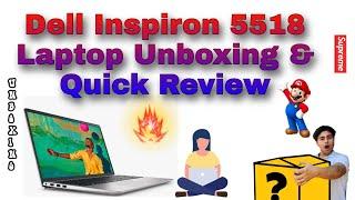 DELL Inspiron 5518 Unboxing and Quick Review | In Telugu | @ShivaChandrArjuna