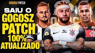 GOGOSZ PATCH V6.3 COM 1.000 ESTÁDIOS | 20 NARRADORES | KITS E FACES 4K - PES 2025 100% ATUALIZADO