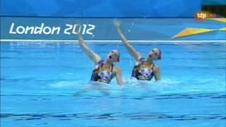 Final Dúo Libre (Rusia) Natalia Ischenko/Svetlana Romashina - JJOO Londres 2012